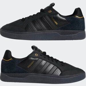 Adidas Tyshawn Low – Rare Black Suede with Gold Details – Size US 8.5 | New With